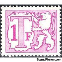 Belgium 1966-1970 Heraldic Lion - Large Digit - Postage Due Stamps-Stamps-Belgium-StampPhenom