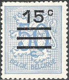 Belgium 1966-1975 Definitives - Digit on Heraldic Lion-Stamps-Belgium-StampPhenom