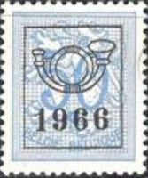 Belgium 1966 Definitives - Digit on Heraldic Lion - Precancellations-Stamps-Belgium-StampPhenom