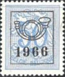 Belgium 1966 Definitives - Digit on Heraldic Lion - Precancellations-Stamps-Belgium-StampPhenom