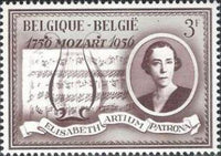 Belgium 1966 In Memoriam Queen Elisabeth-Stamps-Belgium-StampPhenom