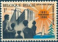 Belgium 1966 Rerum Novarum 75th Anniversary-Stamps-Belgium-StampPhenom