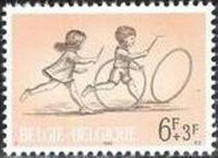 Belgium 1966 Solidarity - Childrens' Games-Stamps-Belgium-StampPhenom