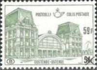 Belgium 1967-1971 Stations and Surcharged - Railway Parcel Stamps-Stamps-Belgium-StampPhenom