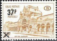 Belgium 1967-1971 Stations and Surcharged - Railway Parcel Stamps-Stamps-Belgium-StampPhenom