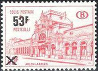 Belgium 1967-1971 Stations and Surcharged - Railway Parcel Stamps-Stamps-Belgium-StampPhenom