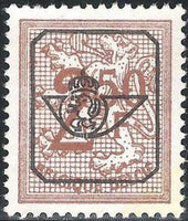 Belgium 1967-1975 Definitives - Digit on Heraldic Lion - Precancellations-Stamps-Belgium-StampPhenom