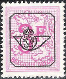 Belgium 1967-1975 Definitives - Digit on Heraldic Lion - Precancellations-Stamps-Belgium-StampPhenom