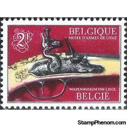 Belgium 1967 Arms Museum, Liège-Stamps-Belgium-StampPhenom