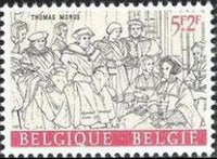 Belgium 1967 Culture - Erasmus and His Time-Stamps-Belgium-StampPhenom