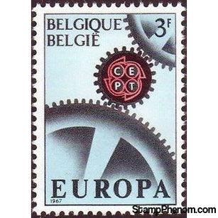 Belgium 1967 Europa-Stamps-Belgium-StampPhenom