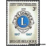 Belgium 1967 Lions International-Stamps-Belgium-StampPhenom