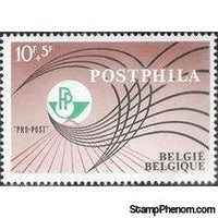 Belgium 1967 Stamp Exhibition Postphila I-Stamps-Belgium-StampPhenom