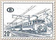 Belgium 1968-1978 Diesel and Electric Locomotives - Railway Stamps-Stamps-Belgium-StampPhenom