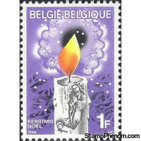 Belgium 1968 Christmas-Stamps-Belgium-StampPhenom