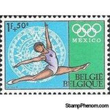 Belgium 1968 Olympic Games - Mexico-Stamps-Belgium-StampPhenom