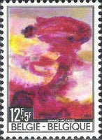 Belgium 1968 Paintings Pol Mara - Disasters-Stamps-Belgium-StampPhenom