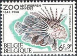 Belgium 1968 Solidarity - 125th Anniversary Zoo Antwerp - Fish-Stamps-Belgium-StampPhenom