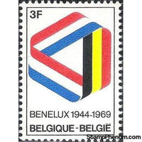 Belgium 1969 BENELUX 25th Anniversary-Stamps-Belgium-StampPhenom