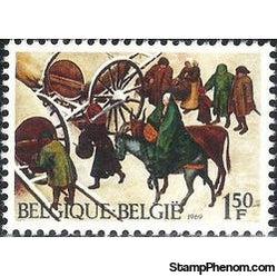 Belgium 1969 Christmas-Stamps-Belgium-StampPhenom