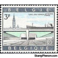 Belgium 1969 Completion of Belgian Road-Works-Stamps-Belgium-StampPhenom