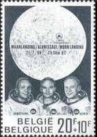 Belgium 1969 First Moonlanding-Stamps-Belgium-StampPhenom