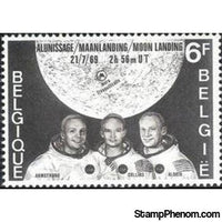 Belgium 1969 First Moonlanding-Stamps-Belgium-StampPhenom