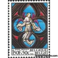 Belgium 1969 Solidarity - Stained Glass Windows-Stamps-Belgium-StampPhenom