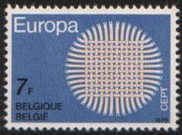 Belgium 1970 Europa-Stamps-Belgium-StampPhenom