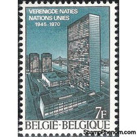 Belgium 1970 United Nations Organisation 25th Anniversary-Stamps-Belgium-StampPhenom