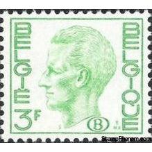 Belgium 1971-1980 Definitives King Baudouin Type "Elström" - Service Stamps-Stamps-Belgium-StampPhenom