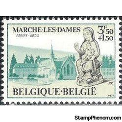 Belgium 1971 Cultural - Convents and Abbeys-Stamps-Belgium-StampPhenom