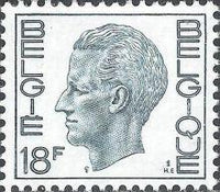 Belgium 1971 Definitives King Baudouin - Type Elström-Stamps-Belgium-StampPhenom