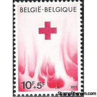 Belgium 1971 Red Cross-Stamps-Belgium-StampPhenom