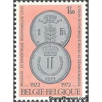 Belgium 1972 Belgo-Luxembourgeoise Economic Union-Stamps-Belgium-StampPhenom