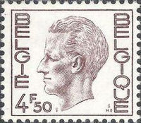 Belgium 1972 Definitives King Baudouin - Type Elström-Stamps-Belgium-StampPhenom