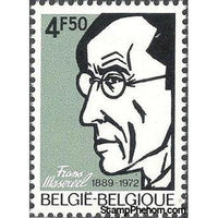 Belgium 1972 Frans Masereel Commemorial-Stamps-Belgium-StampPhenom