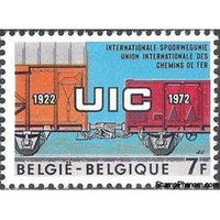 Belgium 1972 International Railways Union UIC-Stamps-Belgium-StampPhenom