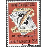 Belgium 1972 Liberty of the Press-Stamps-Belgium-StampPhenom