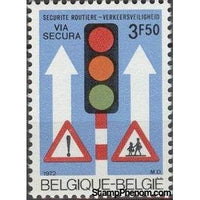 Belgium 1972 Road Safety Anniversary-Stamps-Belgium-StampPhenom