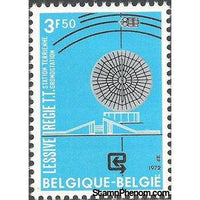 Belgium 1972 Satellite Earth Station, Lessive-Stamps-Belgium-StampPhenom