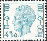 Belgium 1973-1974 Definitives - King Baudouin - Type Elström-Stamps-Belgium-StampPhenom