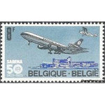 Belgium 1973 50th Anniversary SABENA-Stamps-Belgium-StampPhenom