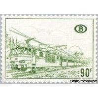 Belgium 1973 Electric Locomotive - Railway Stamps-Stamps-Belgium-StampPhenom