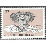 Belgium 1973 Felicien Rops 75th Death Anniversary-Stamps-Belgium-StampPhenom