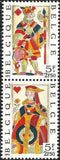 Belgium 1973 Solidarity - Old Playing Cards-Stamps-Belgium-StampPhenom