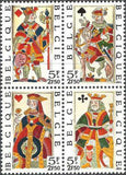 Belgium 1973 Solidarity - Old Playing Cards-Stamps-Belgium-StampPhenom