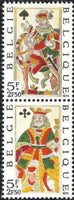 Belgium 1973 Solidarity - Old Playing Cards-Stamps-Belgium-StampPhenom