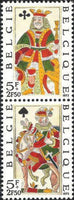 Belgium 1973 Solidarity - Old Playing Cards-Stamps-Belgium-StampPhenom