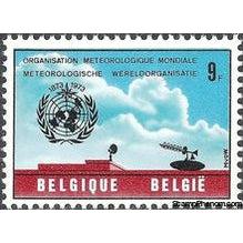 Belgium 1973 World Meteorological Organization-Stamps-Belgium-StampPhenom